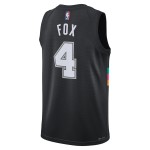 Maillot NBA San Antonio Spurs De Aaron Fox Nike 2025-26 City Edition Noir Swingman - Homme